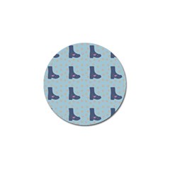 Deer Boots Teal Blue Golf Ball Marker (10 Pack) by snowwhitegirl