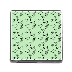 Mint Green Music Memory Card Reader (square) by snowwhitegirl