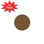 Brownish 1  Mini Buttons (10 pack)  Front