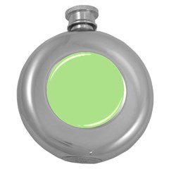 Pistachio Taste Round Hip Flask (5 Oz) by snowwhitegirl