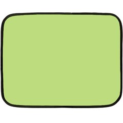 Grassy Green Double Sided Fleece Blanket (mini)  by snowwhitegirl