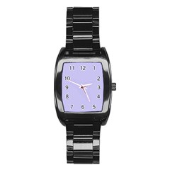 Violet Sweater Stainless Steel Barrel Watch by snowwhitegirl