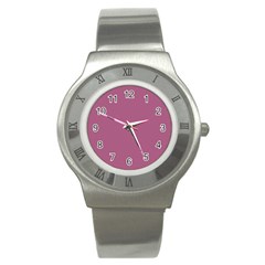 Rose Grey Stainless Steel Watch by snowwhitegirl