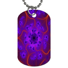 Fractal Mandelbrot Julia Lot Dog Tag (one Side) by Nexatart