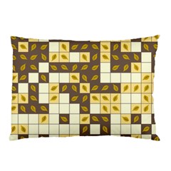 Autumn Leaves Pattern Pillow Case (two Sides) by linceazul