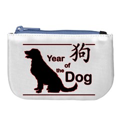 Year Of The Dog - Chinese New Year Large Coin Purse by Valentinaart