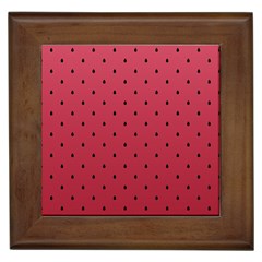 Watermelon Minimal Pattern Framed Tiles by jumpercat