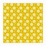 Daisy Dots Yellow Medium Glasses Cloth Front