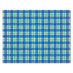 Sea Tartan Rectangular Jigsaw Puzzl by jumpercat