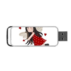 Cupid Girl Portable Usb Flash (two Sides) by Valentinaart