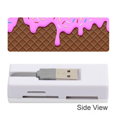 Chocolate And Strawberry Icecream Memory Card Reader (stick)  by jumpercat