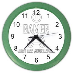 Gamer Color Wall Clocks by Valentinaart