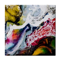 Abstract Art Detail Painting Tile Coasters by Nexatart