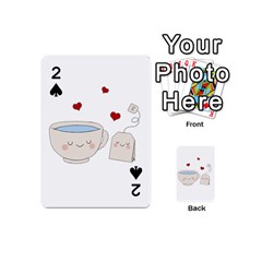 Cute Tea Playing Cards 54 (mini)  by Valentinaart