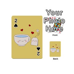 Cute Tea Playing Cards 54 (mini)  by Valentinaart