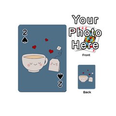 Cute Tea Playing Cards 54 (mini)  by Valentinaart