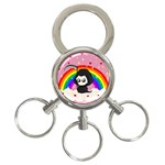 Cute Grim Reaper 3-Ring Key Chains Front