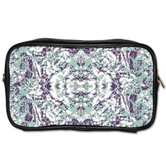 Modern Collage Pattern Mosaic Toiletries Bags 2-side by dflcprints