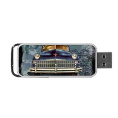 Vintage Car Automobile Portable Usb Flash (two Sides) by Nexatart