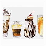 Coffee and milkshakes Small Glasses Cloth (2-Side) Front