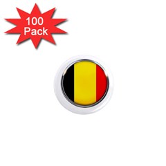 Belgium Flag Country Brussels 1  Mini Magnets (100 Pack)  by Nexatart