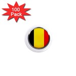 Belgium Flag Country Brussels 1  Mini Magnets (100 pack)  Front