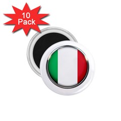 Italy Country Nation Flag 1 75  Magnets (10 Pack)  by Nexatart