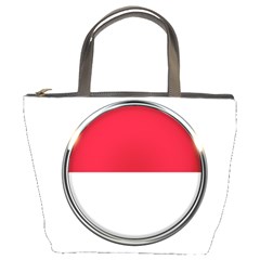 Monaco Or Indonesia Country Nation Nationality Bucket Bags by Nexatart