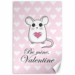 Cute Mouse - Valentines Day Canvas 20  X 30   by Valentinaart