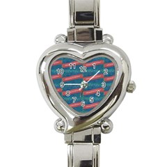 Valentine Day Pattern Heart Italian Charm Watch by dflcprints