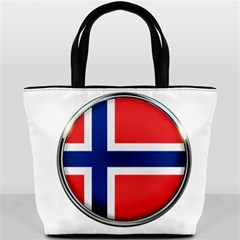 Norway Country Nation Blue Symbol Bucket Bags by Nexatart