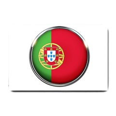 Portugal Flag Country Nation Small Doormat  by Nexatart