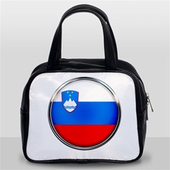 Slovenia Flag Mountains Country Classic Handbags (2 Sides) by Nexatart