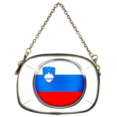 Slovenia Flag Mountains Country Chain Purses (two Sides)  by Nexatart