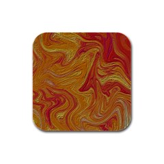 Texture Pattern Abstract Art Rubber Square Coaster (4 Pack)  by Nexatart