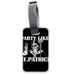  St  Patricks Day  Luggage Tags (two Sides) by Valentinaart