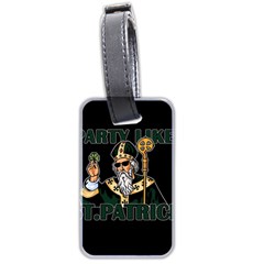  St  Patricks Day  Luggage Tags (two Sides) by Valentinaart