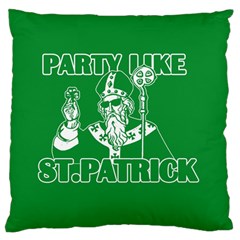  St  Patricks Day  Large Flano Cushion Case (one Side) by Valentinaart