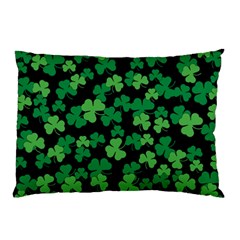 St  Patricks Day Clover Pattern Pillow Case (two Sides) by Valentinaart