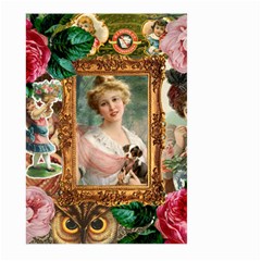 Victorian Collage Of Woman Large Garden Flag (two Sides) by snowwhitegirl