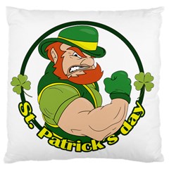 St  Patricks Day Large Flano Cushion Case (two Sides) by Valentinaart