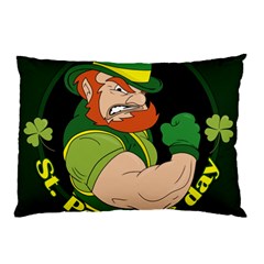 St  Patricks Day Pillow Case by Valentinaart