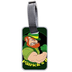 St  Patricks Day Luggage Tags (two Sides) by Valentinaart