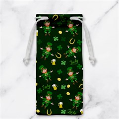 St Patricks Day Pattern Jewelry Bag by Valentinaart