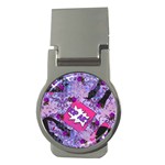 Purlpe Retro Pop Money Clips (Round)  Front