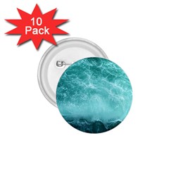 Green Ocean Splash 1 75  Buttons (10 Pack) by snowwhitegirl