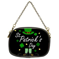 St Patricks Leprechaun Chain Purses (one Side)  by Valentinaart