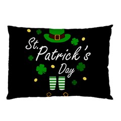 St Patricks Leprechaun Pillow Case by Valentinaart