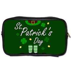 St Patricks Leprechaun Toiletries Bags 2-side by Valentinaart