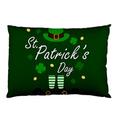 St Patricks Leprechaun Pillow Case by Valentinaart